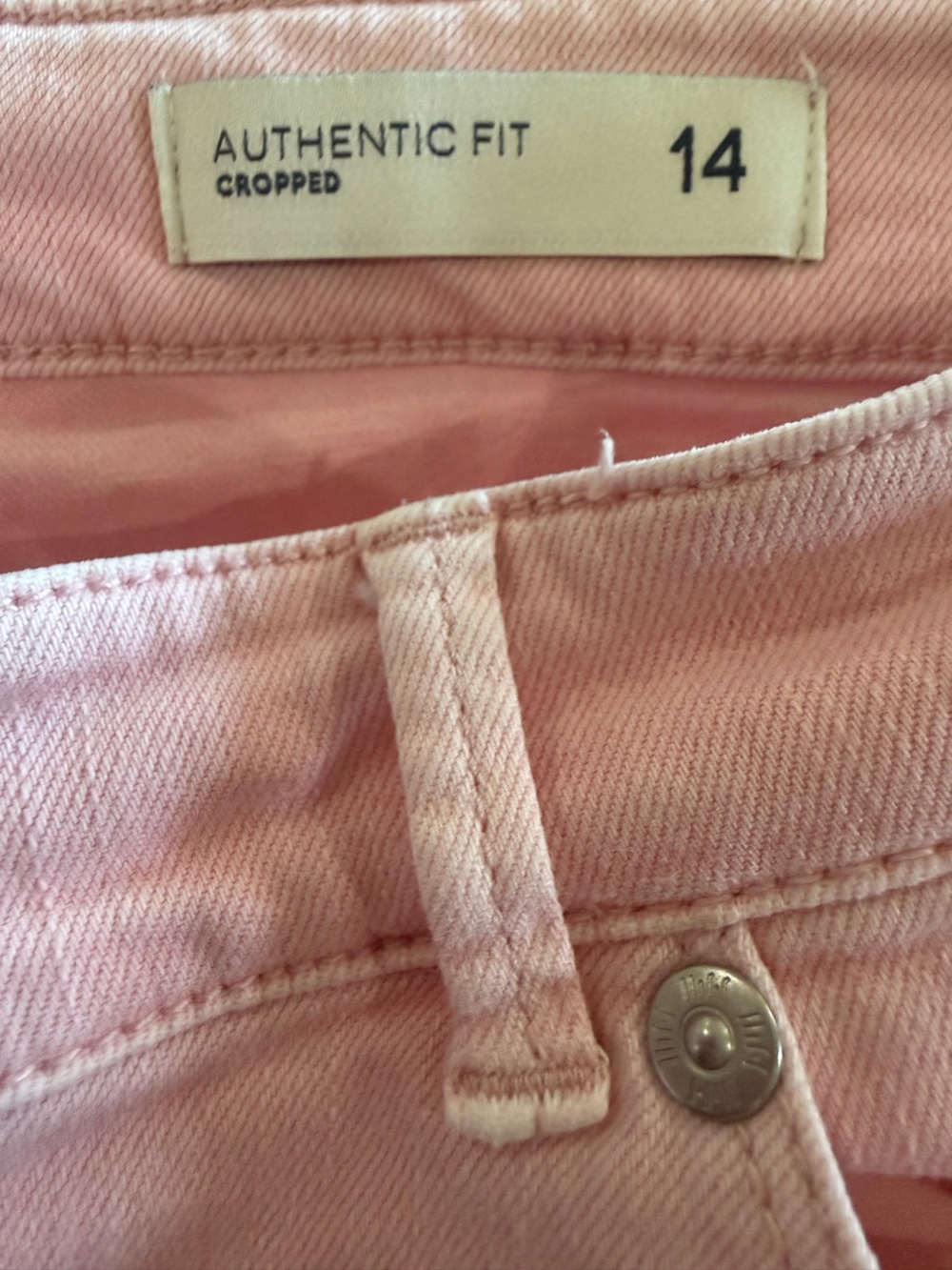 J. Jill Pink Cropped Denim Pants - Picture 4 of 4